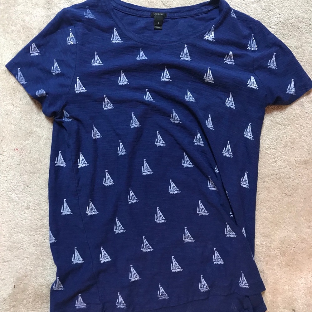j crew sailboat tee small